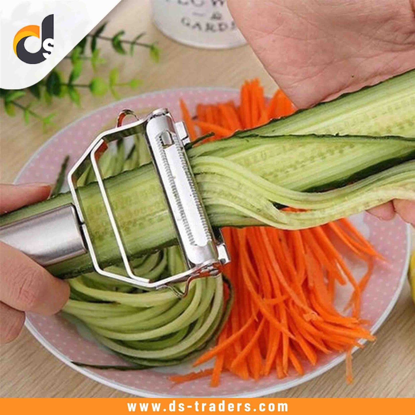 2 In 1 Stainless Steel Multifunction Peeler