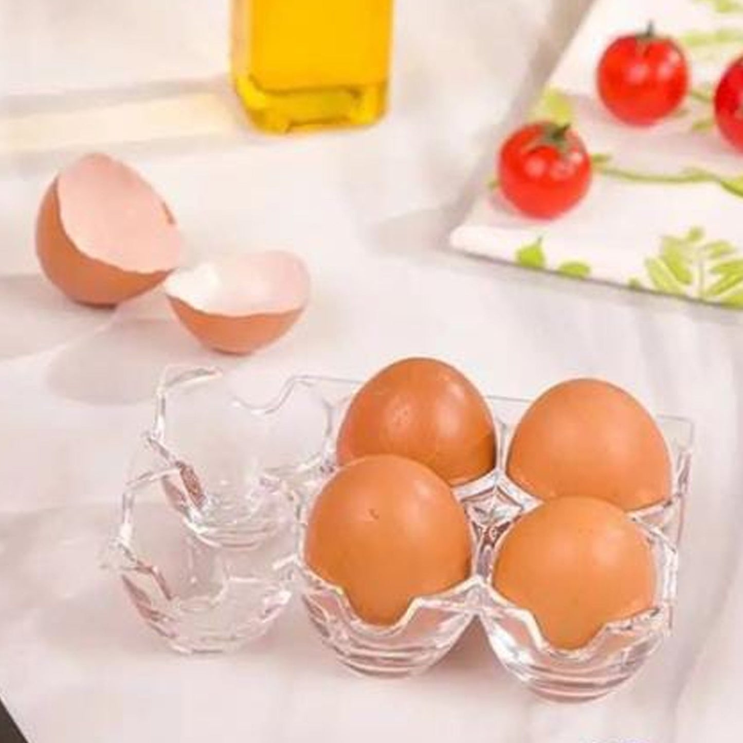 6 Egg Acrylic Tray (Pack of 2)