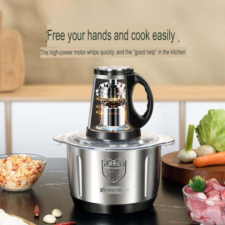 2-in-1 Food Processor & Electric Meat Grinder