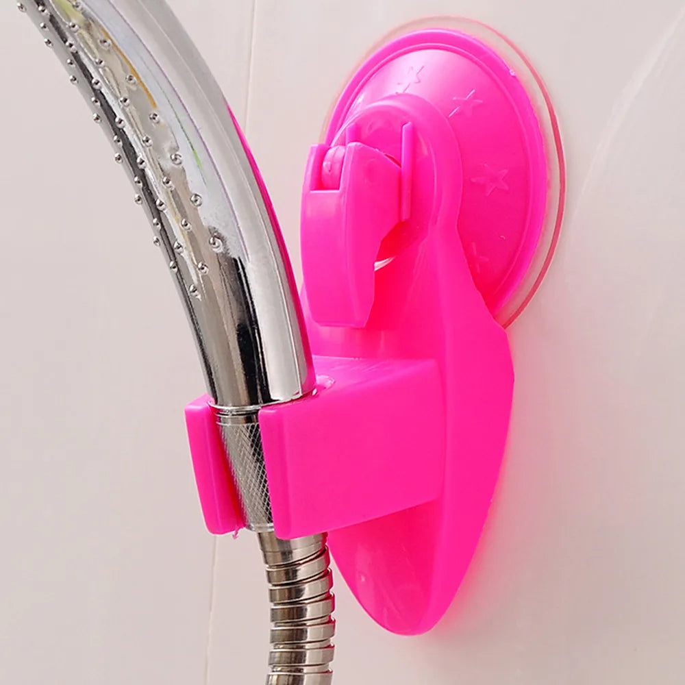 1Pc Wall Mount Suction Shower Holder