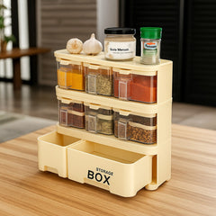 6 In 1 Crystal Spice Storage Jar