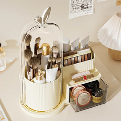 360° Rotating Dustproof Cosmetic Organizer